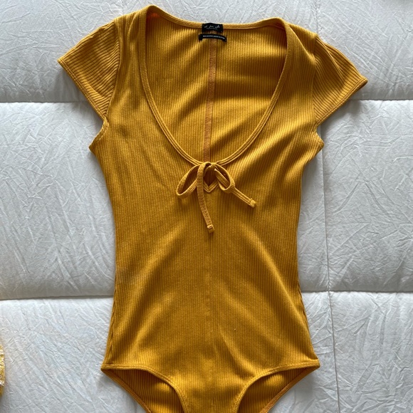 Urban Outfitters Tops - Yellow Out From Under UO bodysuit